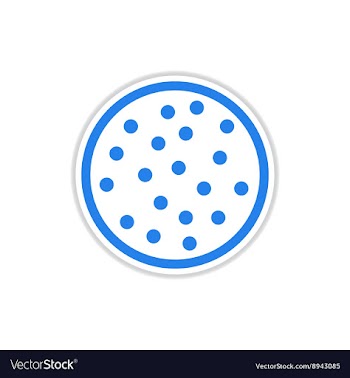 Paper sticker on white background chocolate vector image