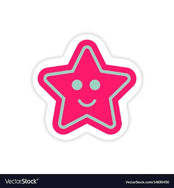 Paper sticker on white background christmas cake vector image