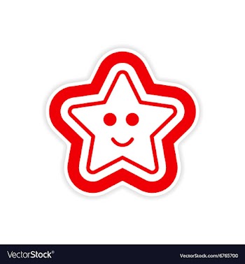 Paper sticker on white background Christmas cake vector image