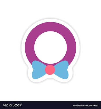 Paper sticker on white background christmas wreath vector image