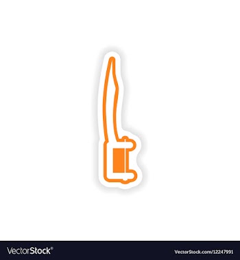 Paper sticker on white background dental vector image