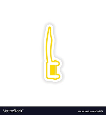 Paper sticker on white background dental vector image