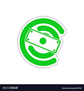 Paper sticker on white background diagram vector image