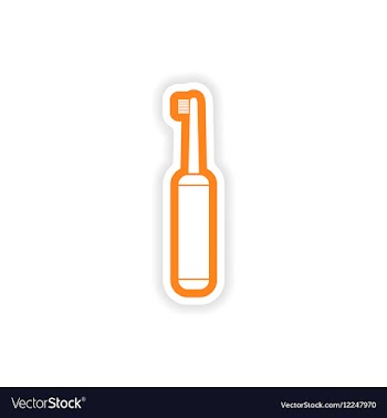 Paper sticker on white background electric vector image