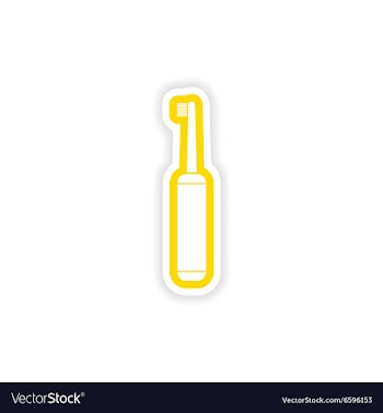 Paper sticker on white background electric vector image