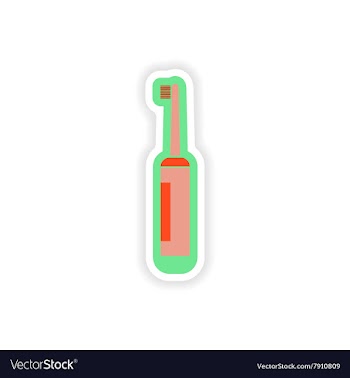 Paper sticker on white background electric vector image