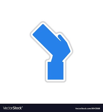 Paper sticker on white background football referee vector image