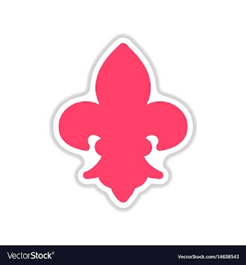 Paper sticker on white background french symbol vector image