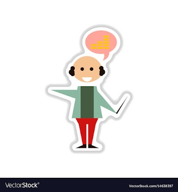 Paper sticker on white background graphic vector image