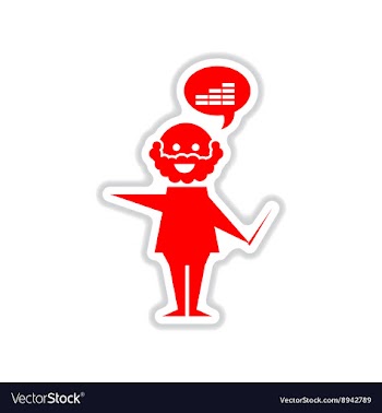 Paper sticker on white background graphics vector image