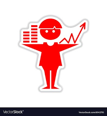 Paper sticker on white background graphics vector image