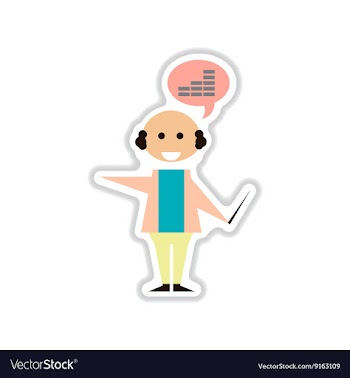 Paper sticker on white background graphics vector image