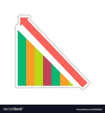 Paper sticker on white background growing schedule vector image