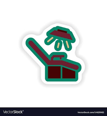 Paper sticker on white background gynecological vector image