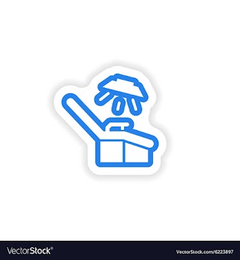 Paper sticker on white background gynecological vector image