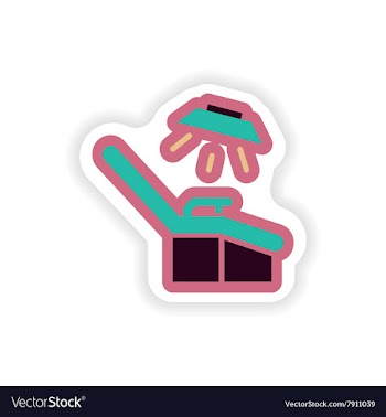 Paper sticker on white background gynecological vector image