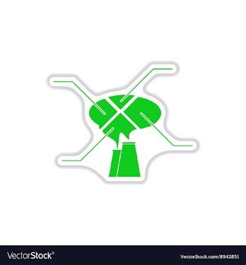 Paper sticker on white background infographics air vector image