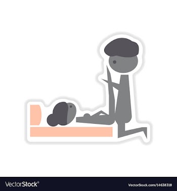 Paper sticker on white background kamasutra vector image