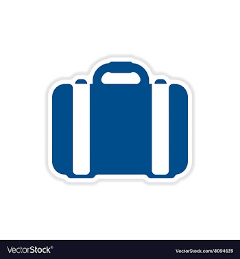 Paper sticker on white background keys vector image