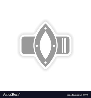 Paper sticker on white background Ladies Watch vector image