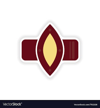 Paper sticker on white background Ladies Watch vector image