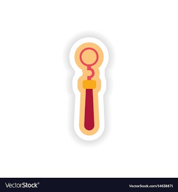 Paper sticker on white background medical vector image