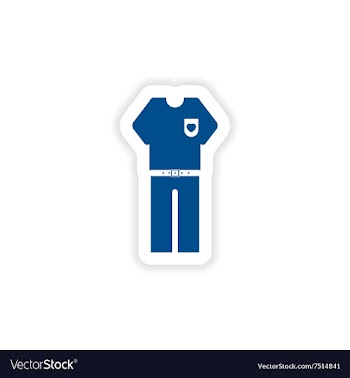 Paper sticker on white background men trousers vector image
