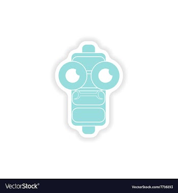 Paper sticker on white background mobile Battery vector image
