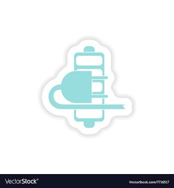 Paper sticker on white background mobile Battery vector image