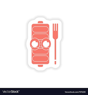 Paper sticker on white background mobile battery vector image