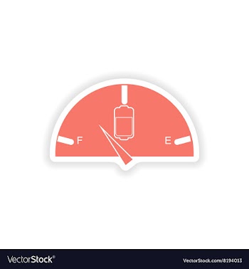 Paper sticker on white background mobile battery vector image
