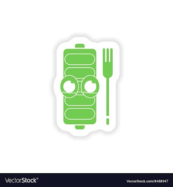 Paper sticker on white background mobile battery vector image
