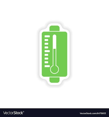 Paper sticker on white background mobile battery vector image