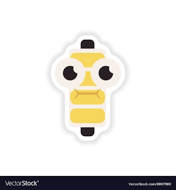 Paper sticker on white background mobile Battery vector image