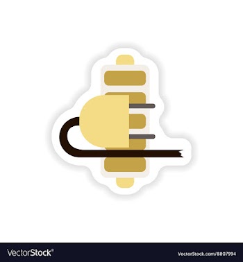 Paper sticker on white background mobile Battery vector image