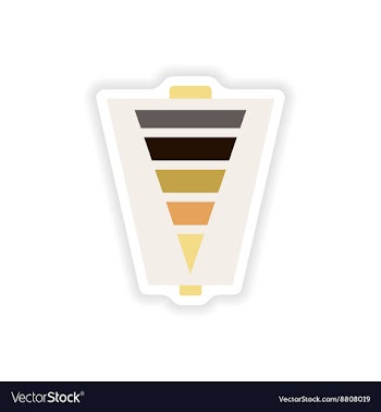 Paper sticker on white background mobile Battery vector image