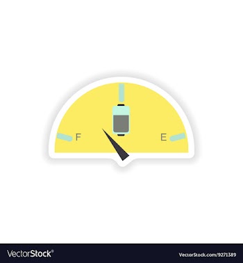 Paper sticker on white background mobile battery vector image