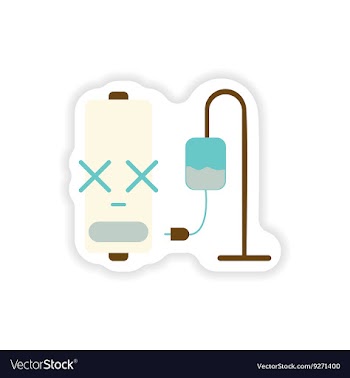 Paper sticker on white background mobile battery vector image