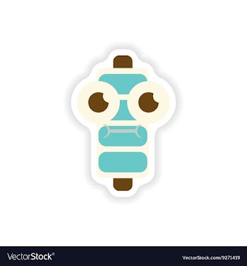 Paper sticker on white background mobile Battery vector image