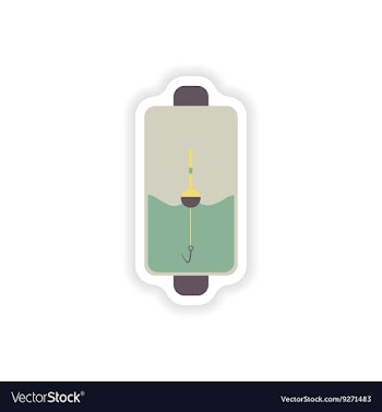 Paper sticker on white background mobile battery vector image