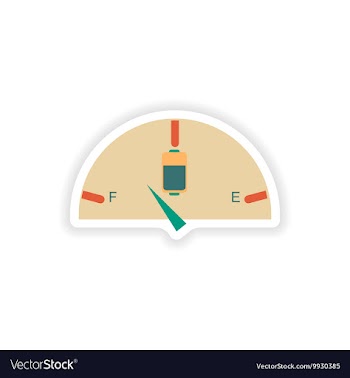 Paper sticker on white background mobile battery vector image