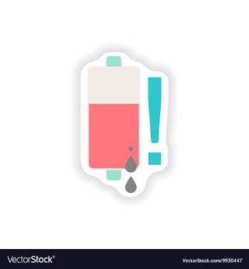 Paper sticker on white background mobile battery vector image