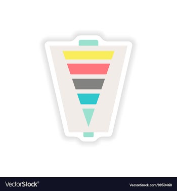 Paper sticker on white background mobile Battery vector image