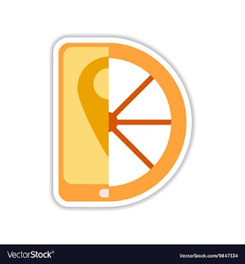 Paper sticker on white background mobile location vector image