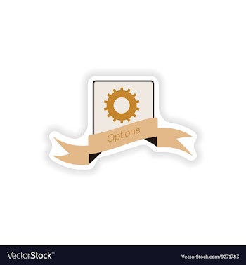 Paper sticker on white background Mobile Phone vector image