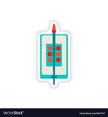 Paper sticker on white background mobile phone vector image