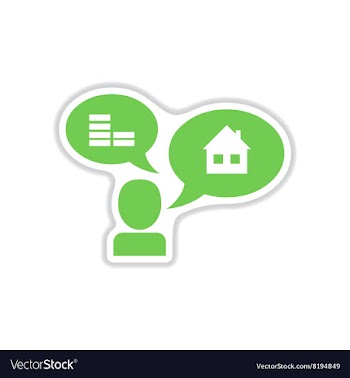 Paper sticker on white background people money vector image