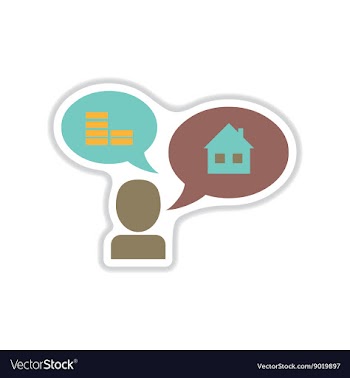 Paper sticker on white background people money vector image