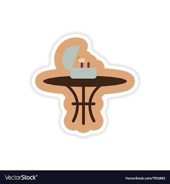 Paper sticker on white background Ring in box vector image