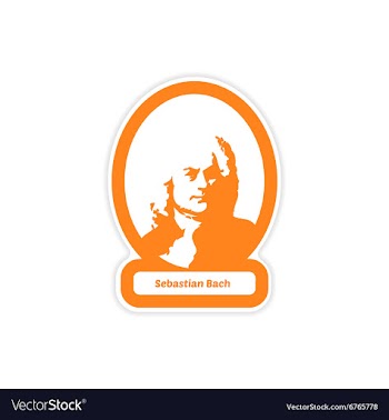 Paper sticker on white background Sebastian Bach vector image